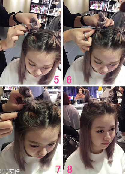 怎樣編辮子簡單可愛 兩個(gè)辮子的可愛扎法