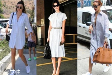 夏天穿什么襯衫裙好看？夏天流行什么款式襯衫裙？