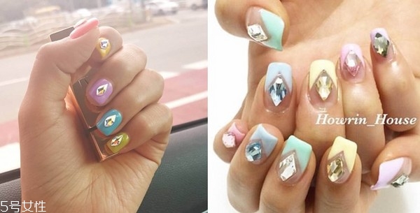 大鉆石美甲圖片2018款式 大鉆石美甲圖片大全集 大鉆石美甲圖片2018款式 大鉆石美甲圖片大全集