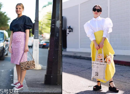 夏天穿泡泡袖好看嗎？夏季泡泡袖穿搭圖片