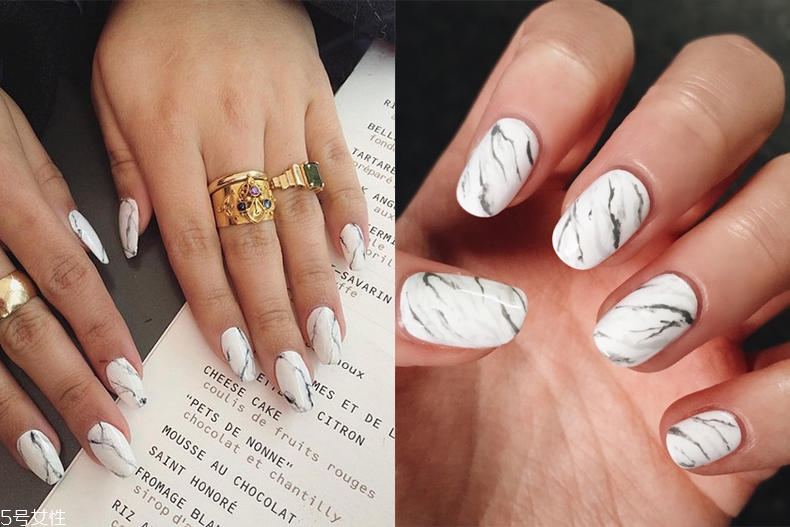 2018夏日清涼白色美甲圖片 干凈又好看的6款白色美甲 2018夏日清涼白色美甲圖片 干凈又好看的6款白色美甲
