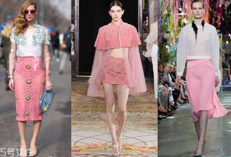 粉色裙子怎么搭配？粉色裙子搭配圖片