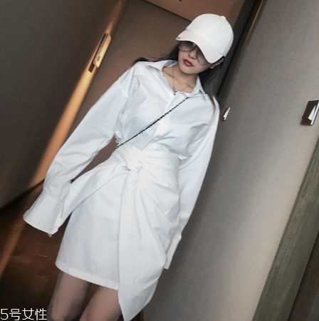 襯衫裙怎么穿好看？襯衫裙穿搭圖片