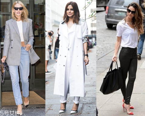 尖頭高跟鞋怎么搭配？尖頭高跟鞋搭配圖片
