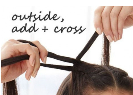 拳擊辮子編法圖解 拳擊辮分步驟圖片