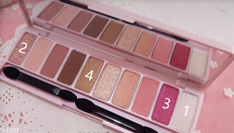 伊蒂之屋櫻花10色眼影試色 伊蒂之屋櫻花10色眼影畫法 伊蒂之屋櫻花10色眼影試色 伊蒂之屋櫻花10色眼影畫法