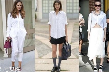 夏天襯衫怎么搭配？夏季襯衫搭配圖片