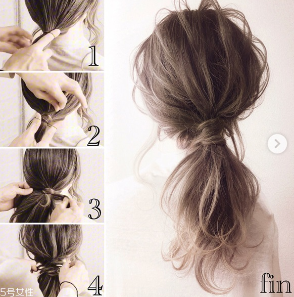 長發(fā)低馬尾怎么扎有氣質 不會散的溫柔婉約低馬尾教程