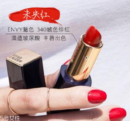 雅詩(shī)蘭黛魅色系列試色 雅詩(shī)蘭黛envy系列