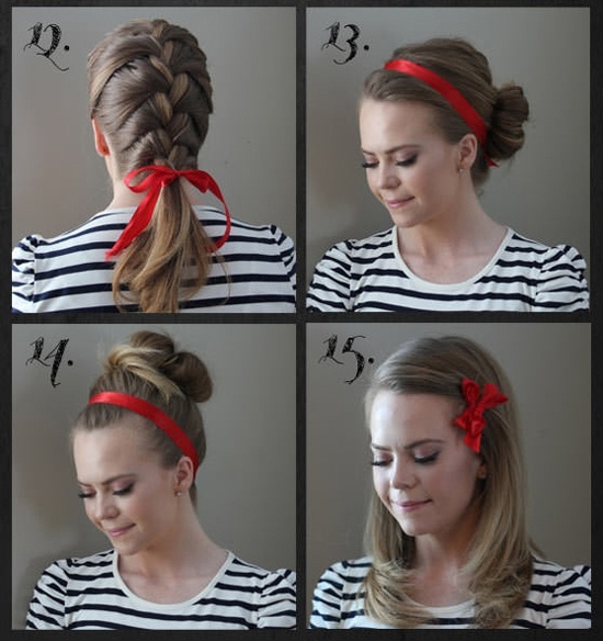 發(fā)帶的戴法 發(fā)帶與臉型的搭配 發(fā)帶的戴法 發(fā)帶與臉型的搭配