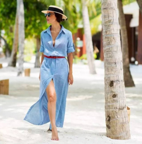 開叉裙怎么穿 開叉裙怎么防走光 開叉裙怎么穿 開叉裙怎么防走光