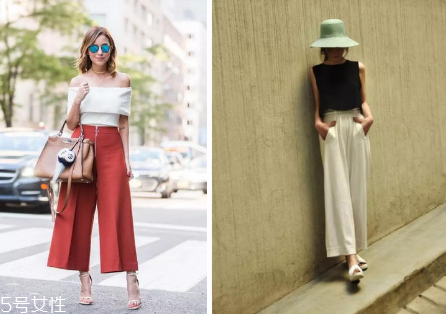 夏天闊腿褲如何搭配上衣？夏天闊腿褲搭配技巧