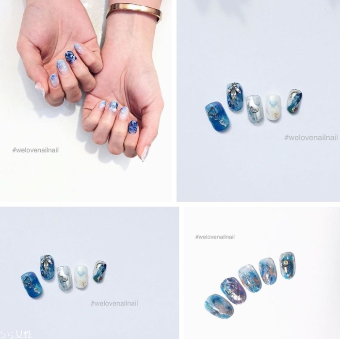 貝殼美甲圖片2022新款式夏天 俏皮又仙氣的4款貝殼指甲 貝殼美甲圖片2022新款式夏天 俏皮又仙氣的4款貝殼指甲