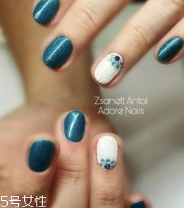 貝殼美甲圖片2022新款式夏天 俏皮又仙氣的4款貝殼指甲 貝殼美甲圖片2022新款式夏天 俏皮又仙氣的4款貝殼指甲