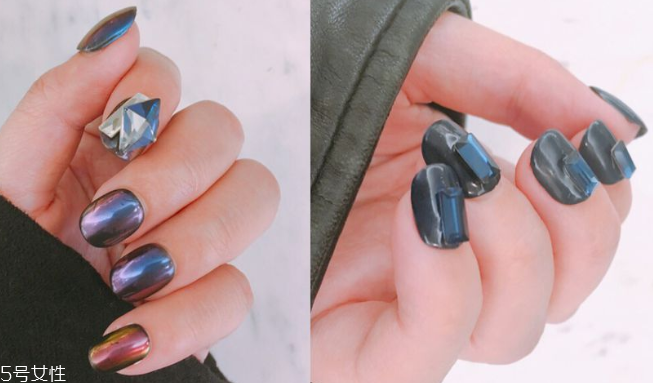 2022美甲寶石款式圖片大全 把寶石鑲在指尖的9款美甲 2022美甲寶石款式圖片大全 把寶石鑲在指尖的9款美甲