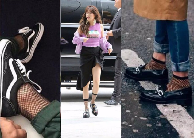 漁網(wǎng)襪搭配圖片 四種漁網(wǎng)襪流行穿法 漁網(wǎng)襪搭配圖片 四種漁網(wǎng)襪流行穿法