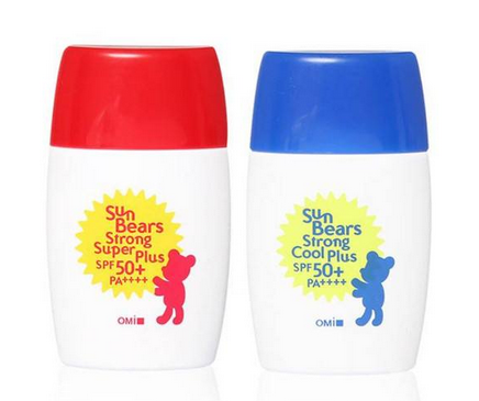 近江兄弟防曬霜紅色藍(lán)色哪個(gè)好？近江兄弟小熊防曬霜紅色藍(lán)色對(duì)比