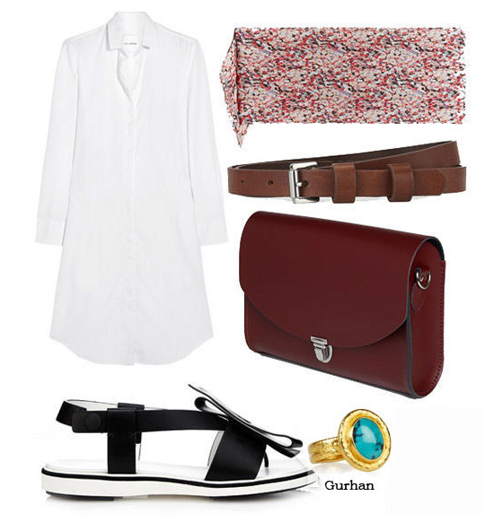 襯衫裙怎么搭配時髦 襯衫裙配什么腰帶