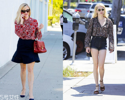夏天穿碎花衣服好看嗎？碎花衣服搭配圖片