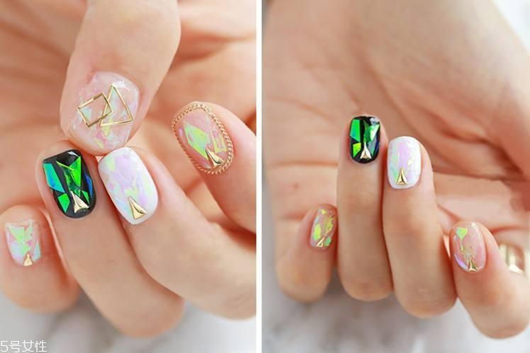 個(gè)性美甲圖片2018 讓人過目難忘的瀟灑酷帥美甲