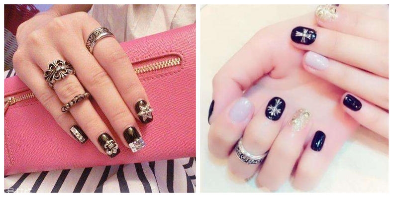 個(gè)性美甲圖片2018 讓人過目難忘的瀟灑酷帥美甲