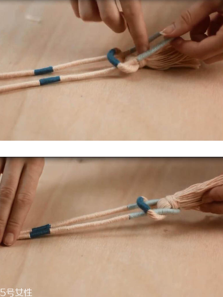 手工項鏈怎么做？彩色毛線編文藝范項鏈