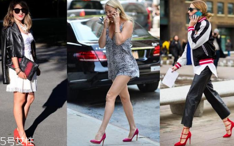 紅色高跟鞋怎么搭配 如火如荼的夏日風尚