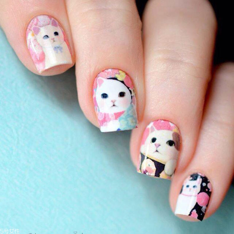 指甲貼圖片大全 高顏值還超省力 指甲貼圖片大全 高顏值還超省力