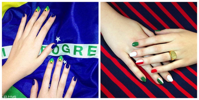2018世界杯主題美甲 這樣的美甲真的很應(yīng)景 2018世界杯主題美甲 這樣的美甲真的很應(yīng)景