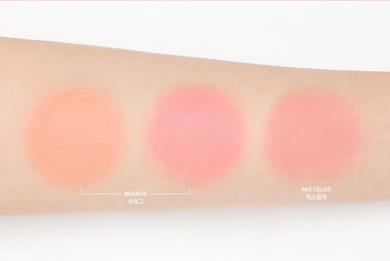 3ce新款雙色腮紅怎么選色號 5個色號買到就是賺到 3ce新款雙色腮紅怎么選色號 5個色號買到就是賺到