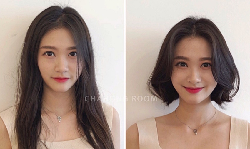 長發(fā)剪短發(fā)對比圖片 剪完短發(fā)心情美美噠 長發(fā)剪短發(fā)對比圖片 剪完短發(fā)心情美美噠