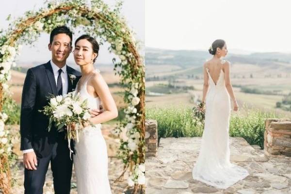 明星穿婚紗的照片 盤點(diǎn)輕巧時尚感婚紗