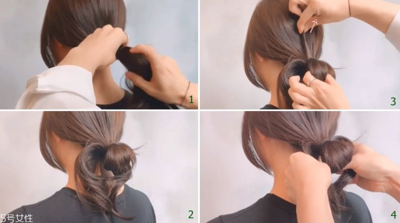 低丸子頭怎么扎好看 3種綁法美貌又牢固 低丸子頭怎么扎好看 3種綁法美貌又牢固