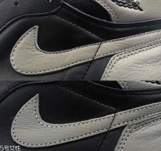 aj 1 shadow真假對比 讓人瘋狂的影子灰配色 aj 1 shadow真假對比 讓人瘋狂的影子灰配色