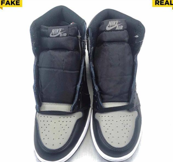 aj 1 shadow真假對比 讓人瘋狂的影子灰配色 aj 1 shadow真假對比 讓人瘋狂的影子灰配色