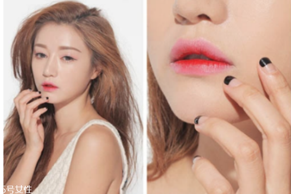 韓國咬唇妝的畫法，瞬間變成可愛少女