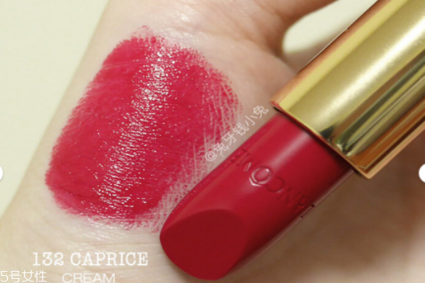 蘭蔻132口紅價格多少錢 蘭蔻新菁純?nèi)釢櫞礁?32 蘭蔻132口紅價格多少錢 蘭蔻新菁純?nèi)釢櫞礁?32