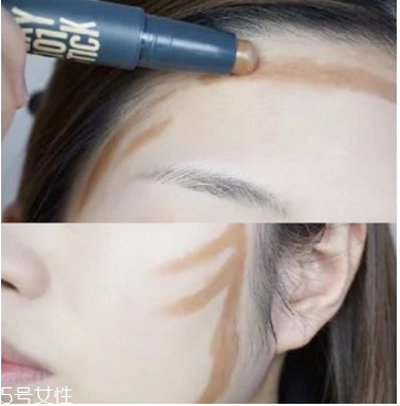 修容棒的用法步驟圖解 修容棒的使用順序 修容棒的用法步驟圖解 修容棒的使用順序