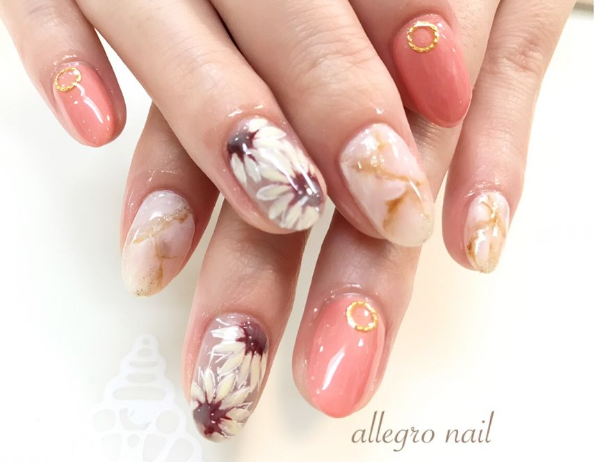 大理石暈染美甲圖片 60款暈染大理石美甲圖片 大理石暈染美甲圖片 60款暈染大理石美甲圖片