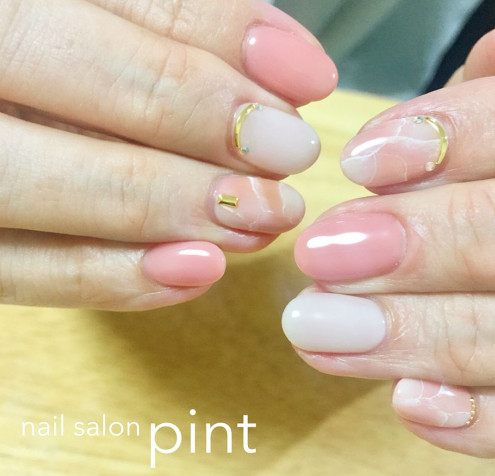 大理石暈染美甲圖片 60款暈染大理石美甲圖片 大理石暈染美甲圖片 60款暈染大理石美甲圖片