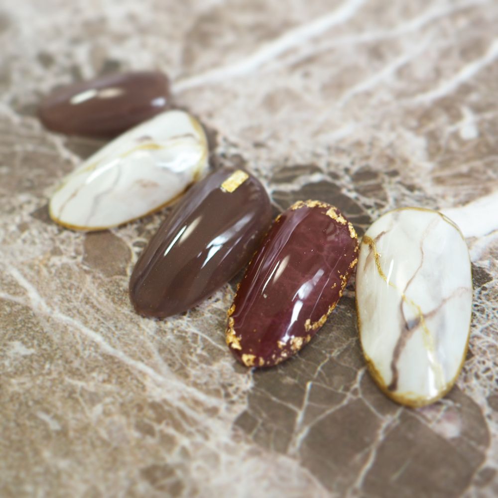 大理石暈染美甲圖片 60款暈染大理石美甲圖片 大理石暈染美甲圖片 60款暈染大理石美甲圖片