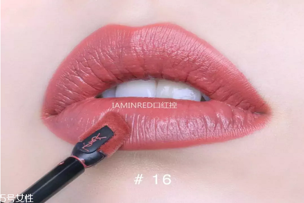 YSL啞光唇釉16 干枯玫瑰色 YSL啞光唇釉16 干枯玫瑰色