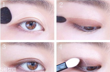 漸層眼影的畫(huà)法 漸層眼影畫(huà)法步驟圖