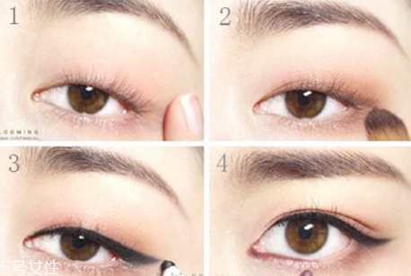 復古貓眼妝的畫法 魅惑少女感貓眼妝 復古貓眼妝的畫法 魅惑少女感貓眼妝