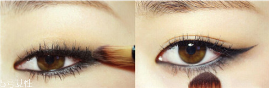 韓式眼線的畫(huà)法步驟圖 韓式半包眼線畫(huà)法