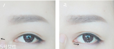 韓式眼線的畫(huà)法步驟圖 韓式半包眼線畫(huà)法