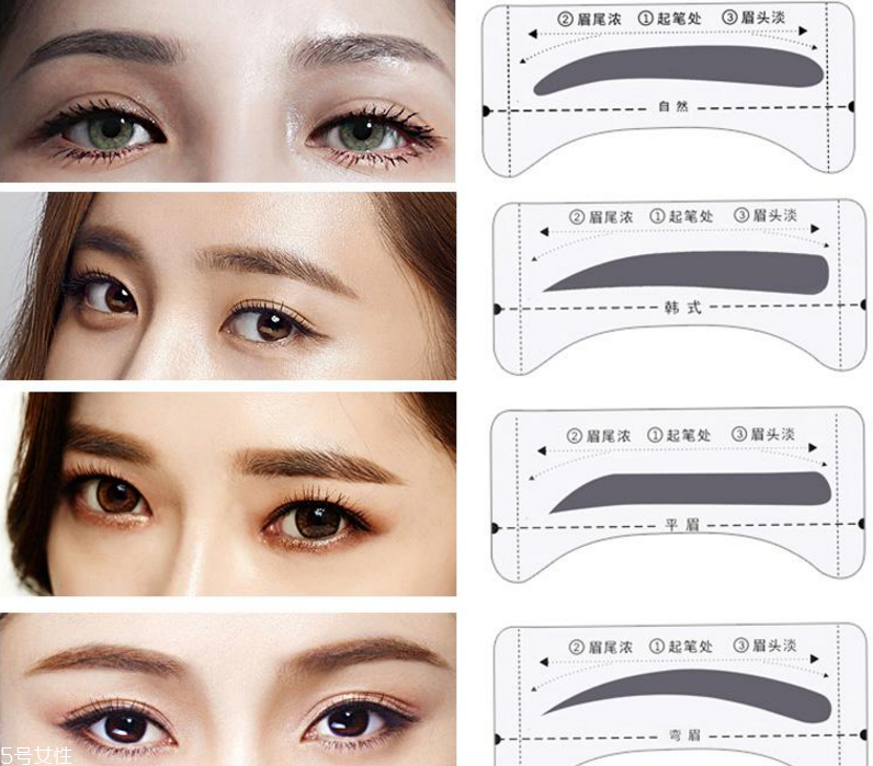 怎么用眉卡畫眉 眉毛濃畫眉圖解法 怎么用眉卡畫眉 眉毛濃畫眉圖解法
