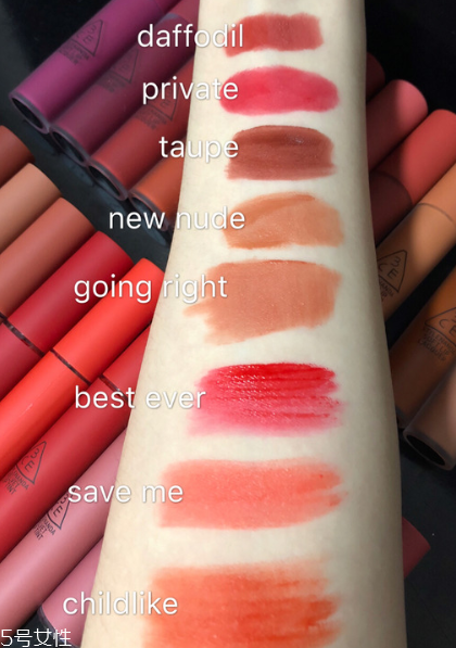 3ce唇釉哪個色號好看 涂上秒變白皙的四只唇釉 3ce唇釉哪個色號好看 涂上秒變白皙的四只唇釉