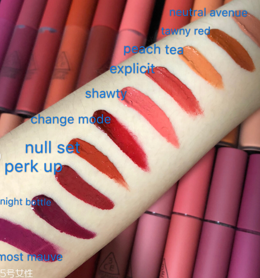 3ce唇釉哪個色號好看 涂上秒變白皙的四只唇釉 3ce唇釉哪個色號好看 涂上秒變白皙的四只唇釉