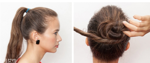 韓國蓬松丸子頭扎法 自己扎丸子頭教程 韓國蓬松丸子頭扎法 自己扎丸子頭教程